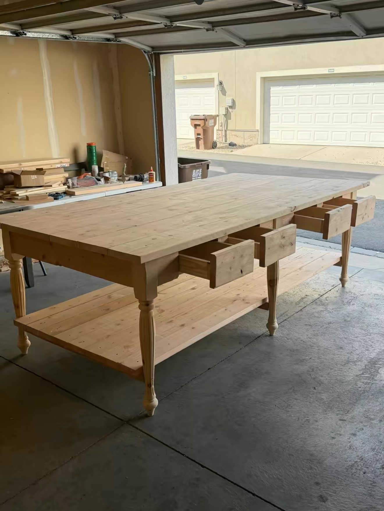 Southern Woodworx kitchen islands project